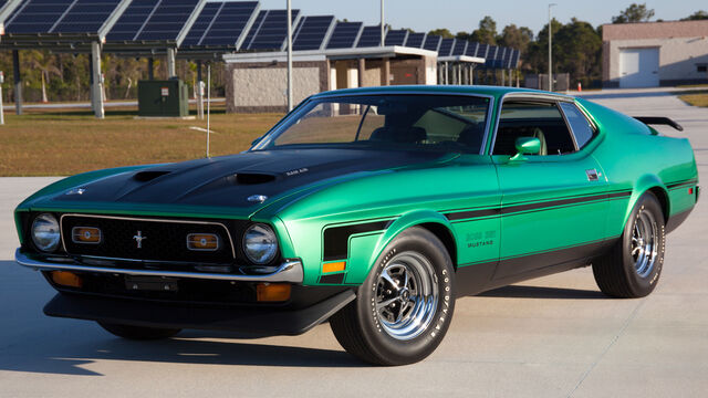 Happy St. Patrick's Day with this 1971 Boss 351