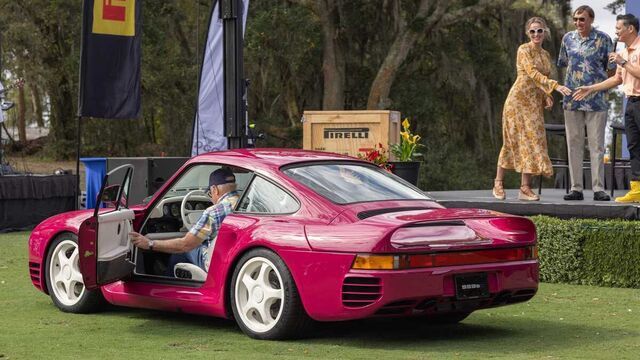 Porsche 959SC delivery to PCA Werks Amelia