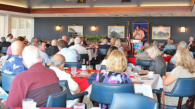 Rotary Meeting Speaker at Eau Gallie Yacht Club - January 11, 2017