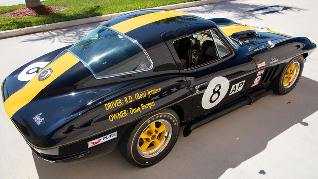 1966 Chevrolet Corvette 427 SCCA Road Racer Bergen & Johnson 'Eight Ball' Car