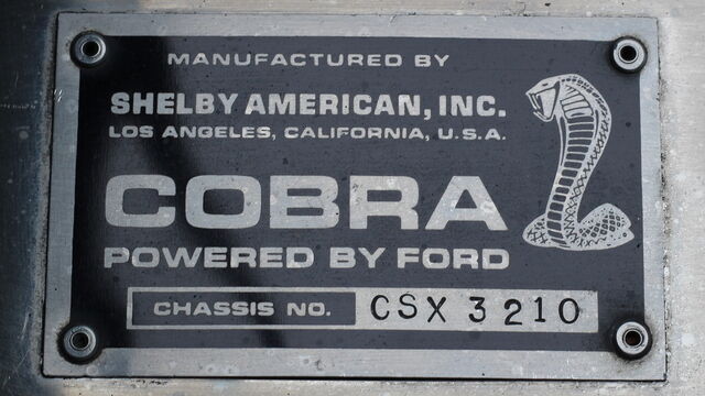 1966 Shelby AC Cobra MK III 427 Roadster CSX 3210