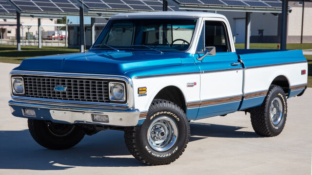 1972 Chevrolet Cheyenne Super 4x4 Pickup C10 1/2 Ton