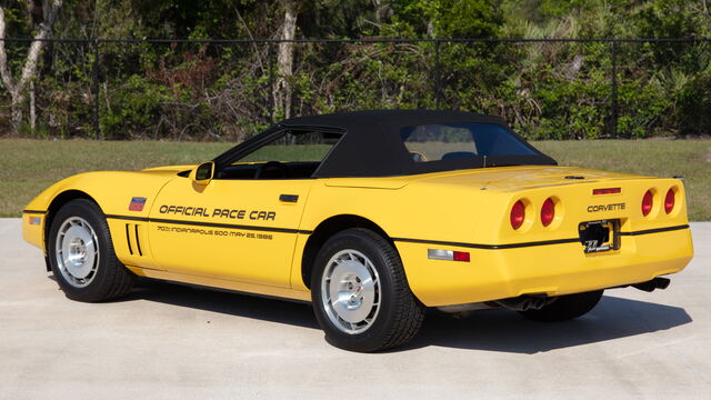 1986 Chevrolet Corvette Indy Pace Car