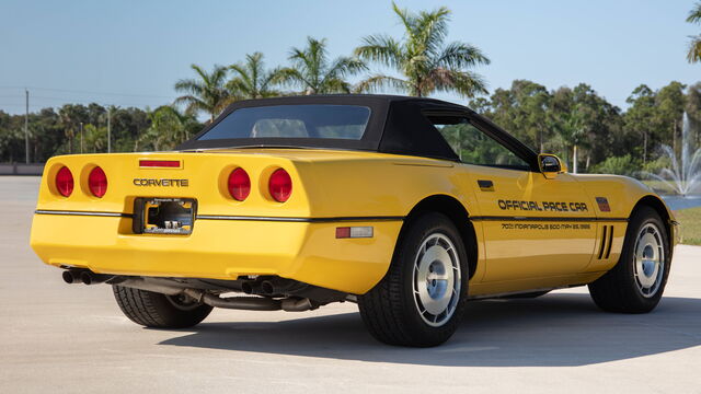 1986 Chevrolet Corvette Indy Pace Car