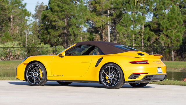 2018 Porsche 911 Turbo S Cabriolet