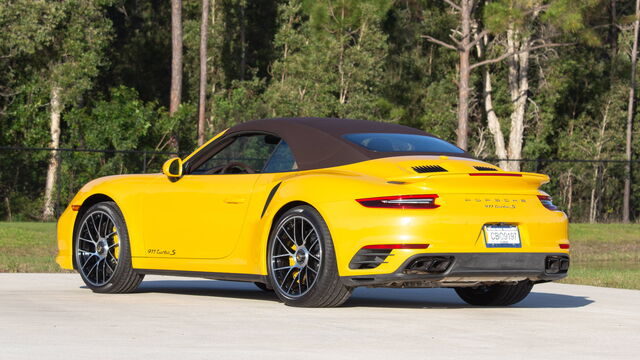 2018 Porsche 911 Turbo S Cabriolet