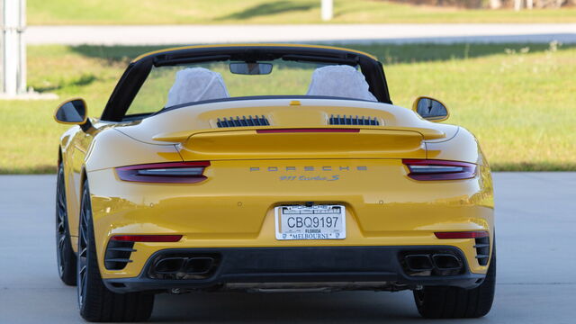 2018 Porsche 911 Turbo S Cabriolet