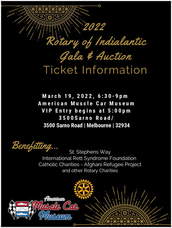 Community Fundraiser for Indialantic Rotary Flyer
