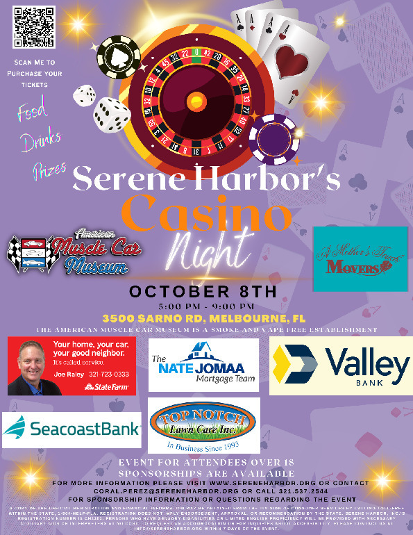 Serene Harbor Fundraiser Flyer
