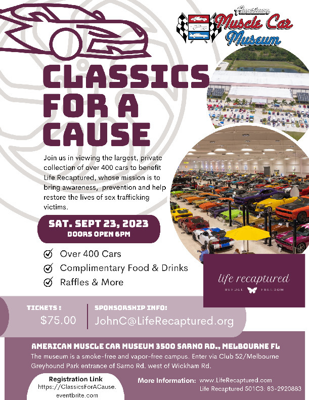 Classics for a Cause Flyer