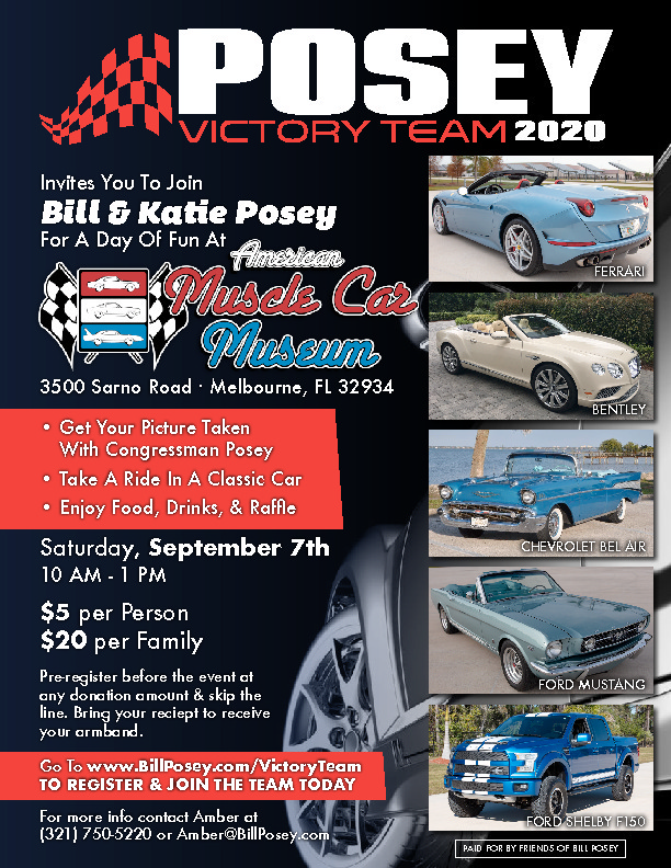 Bill Posey Victory Team 2020  Flyer