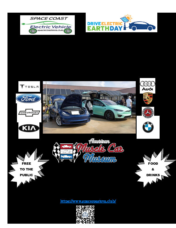 Space Coast EV Club Car Show Flyer