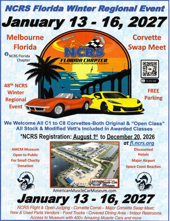 48th Annual NCRS Florida Winter Regional  Flyer