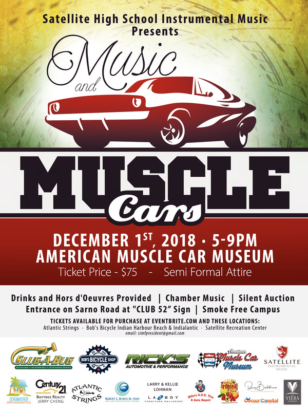 Music and Muscle Cars  Flyer