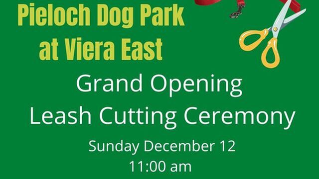 3rd Pieloch Dog Park Leash Cutting Ceremony