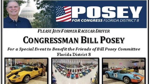 Fundraiser for Congressman Bill Posey