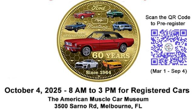 Space Coast Mustang Club Car Show