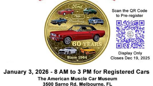 Space Coast Mustang's 40th Annual Ford Powered Car Show