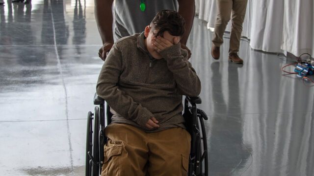 Tony Zazza received his wish to drive in an exotic car