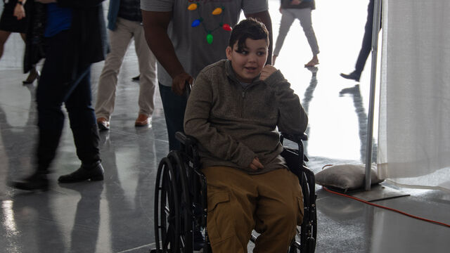 Tony Zazza is shown to the Ferrari California at 2018 Jingle Jet