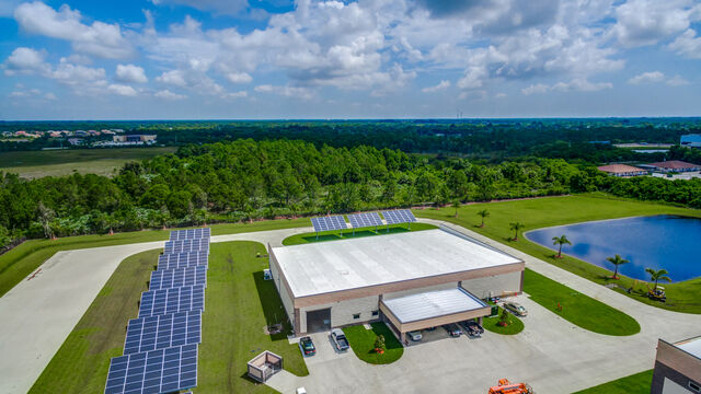 Aerial view of the American Muscle Car Museum