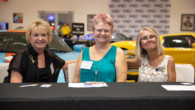 Candlelighters of Brevard at the table