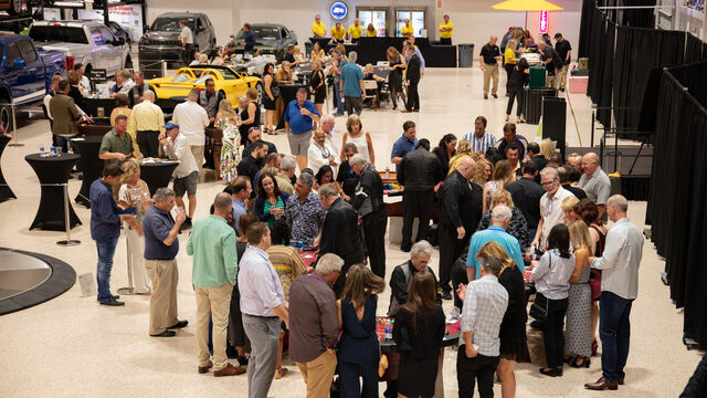 Attendees at the Candlelighters of Brevard Cars and Casino Night