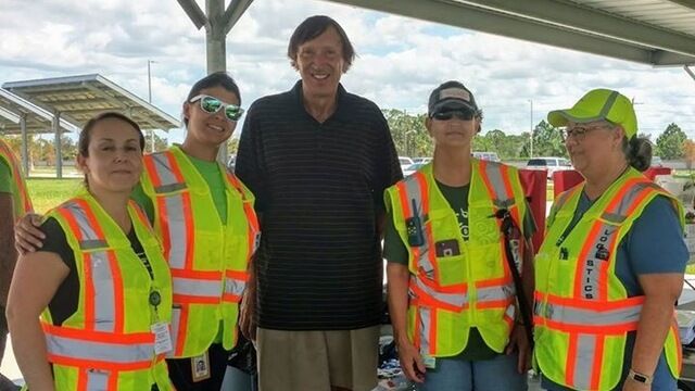 AMCM's owner Mark Pieloch meets a few of the crew