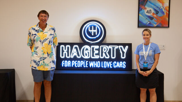 Mark Pieloch and the Hagerty sign 