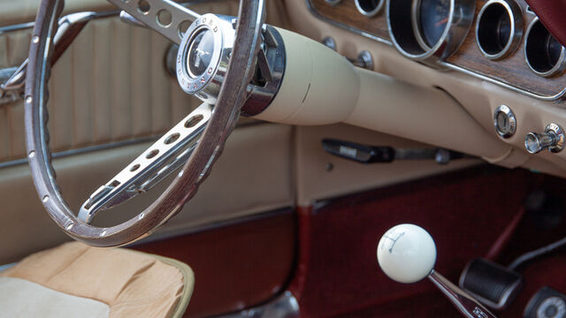 Vintage Ford Mustang interior