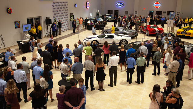 Some of the cars on display at the Health First 30th Anniversary of First Flight