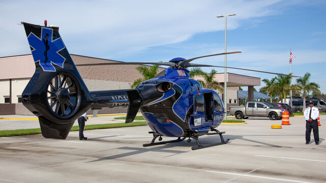 A Health First First Flight Helicopter
