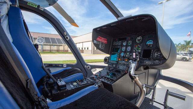 Health First First Flight Helicopter interior