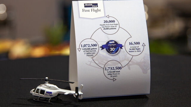 Health First First Flight Helicopter stats