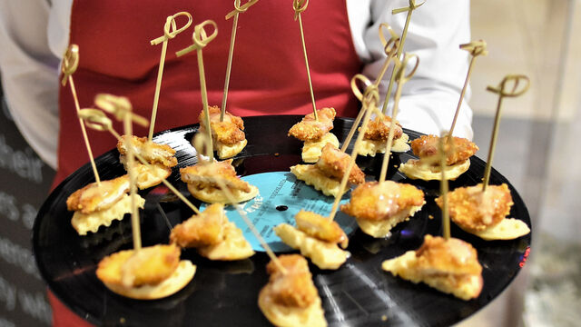 Serving up food at the Health First 35th Celebration of Giving Event