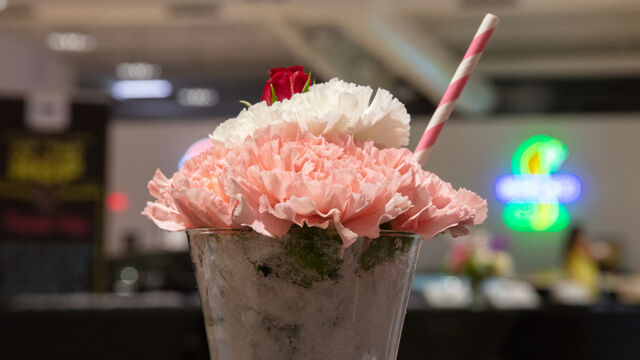 Milkshake flowers at the Health First 35th Celebration of Giving Event