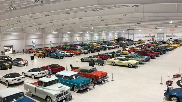 100s of vehicles fill the American Muscle Car Museum