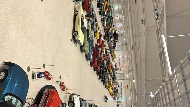 Cars and trucks at the American Muscle Car Museum