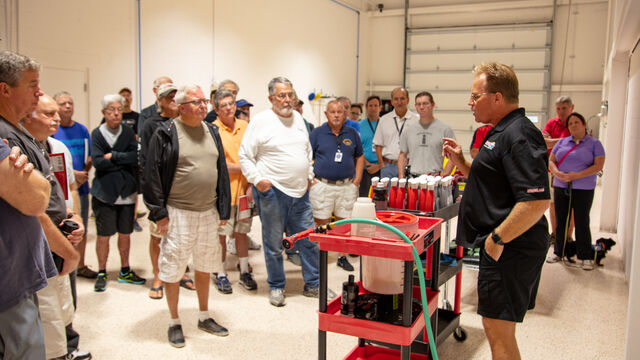 How to mix your products for detailing at the Porsche Club of America Detail Class