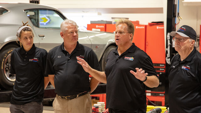 Auto geek presenting at the Porsche Club of America Detail Class