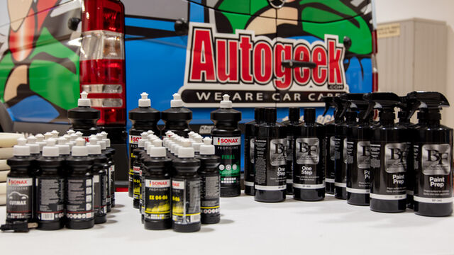 There was a number of different detailing products at the Porsche Club of America Detail Class