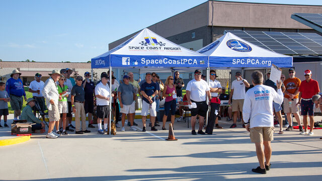 The Porsche Club of America (PCA) Autocross sidelines