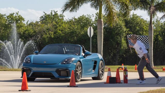 Porsche Vs. Corvette Autocross