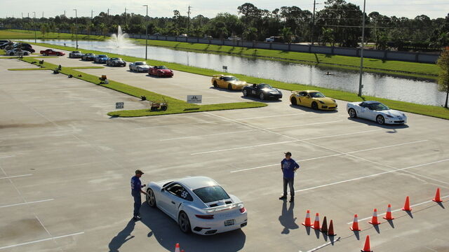 Porsche Vs Corvette AutoX- 10.28.17