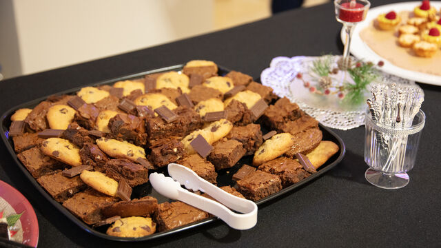 Assorted dessert foods were available for attendees at the Satellite High School Instrumental Fundraiser