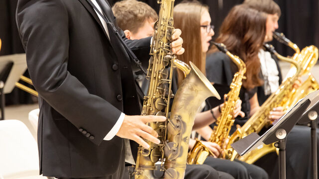 Musical entertainment from Satellite High at the Satellite High School Instrumental Fundraiser