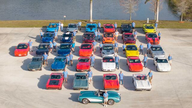 Space Coast Corvette Group Photo Shoot