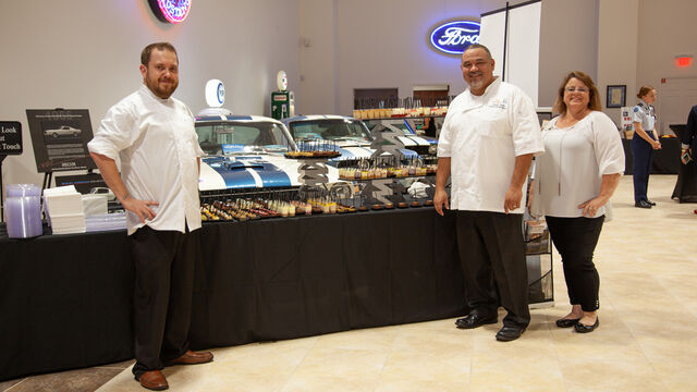 Some desserts ready to eat at the Space Coast Honor Flight Event