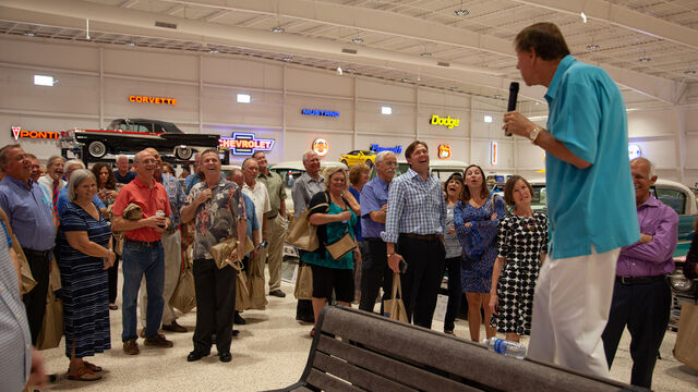 Mark Pieloch speaks at the Space Coast Honor Flight Event