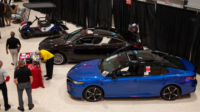 More cars at the Space Coast Honor Flight Event